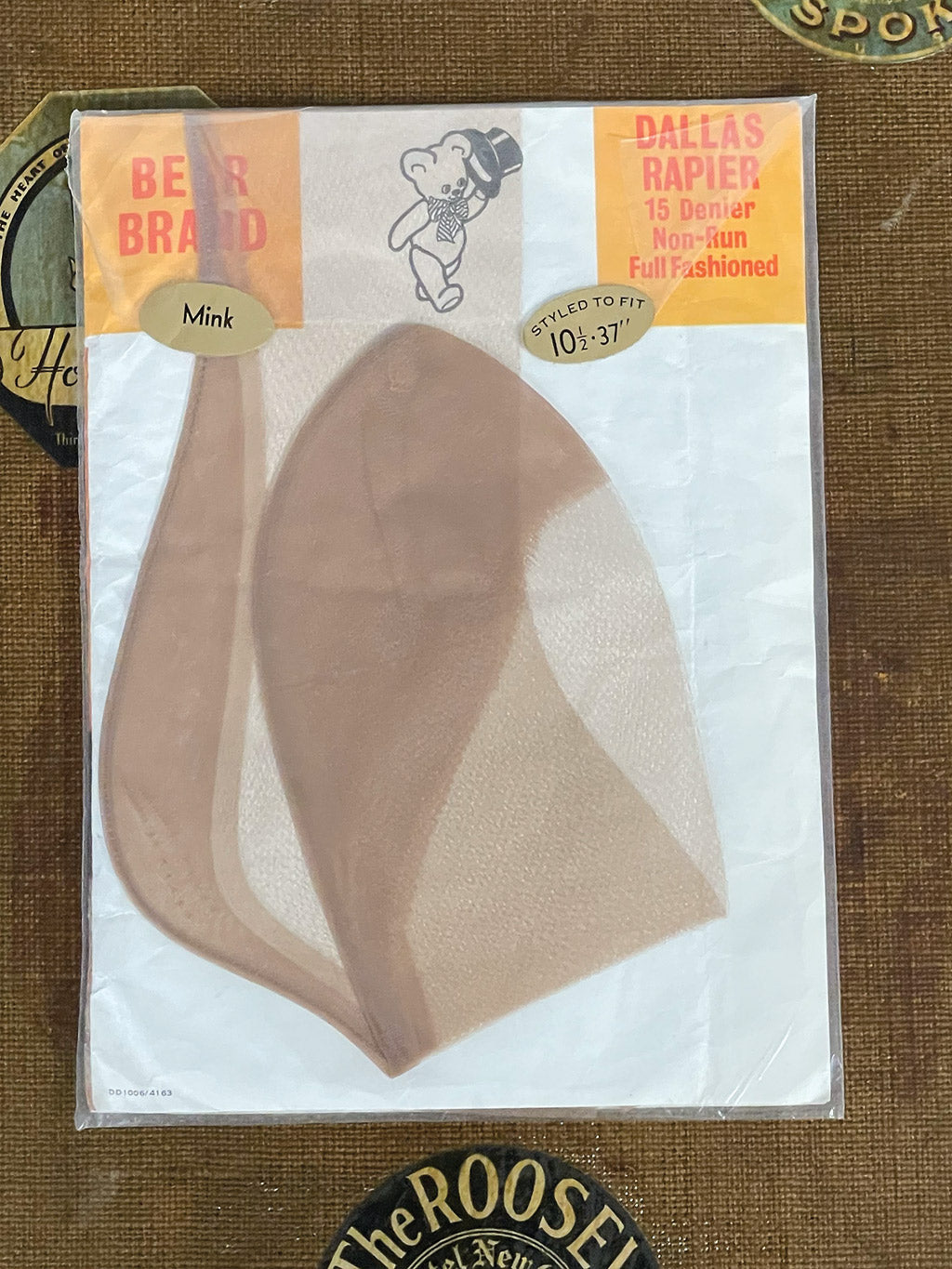 Vintage Bear Brand Dallas Fully Fashioned Stockings front