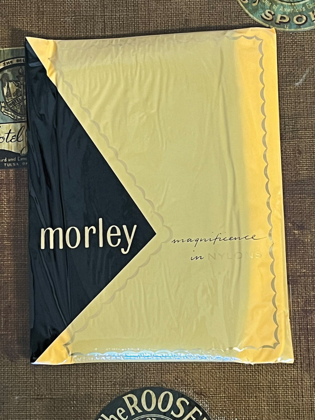 Vintage Morley Fully Fashioned Stockings Boxed, front
