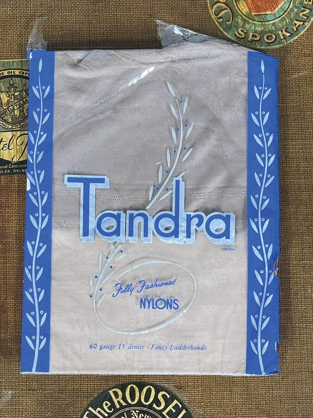 Vintage Tandra Fully Fashioned Stockings front
