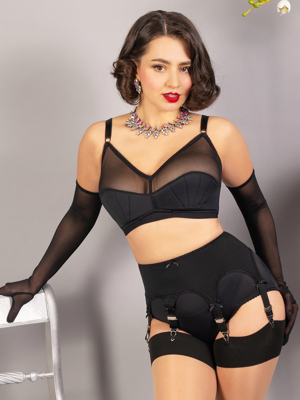 Black Pull-On Suspender Belt: All Day Comfort & Vintage Glamour What Katie Did Black Pull-On Suspender Belt: All Day Comfort & Vintage Glamour What Katie Did