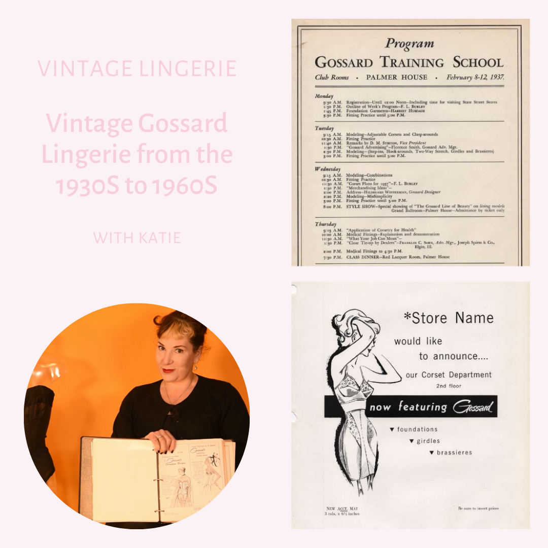 Vintage Gossard Lingerie from the 1930S to 1960S