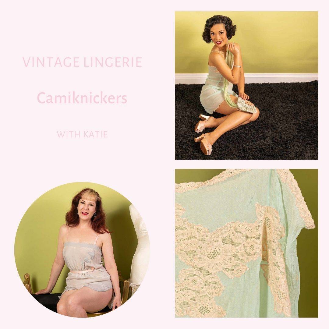 Vintage Lingerie  Camiknickers from the 1920s and 1930s - What Katie Did