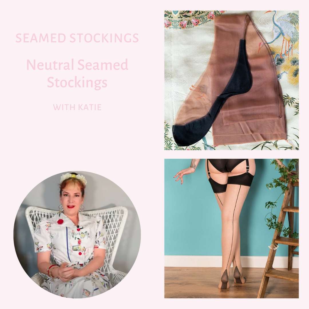 Neutral Seamed Stockings