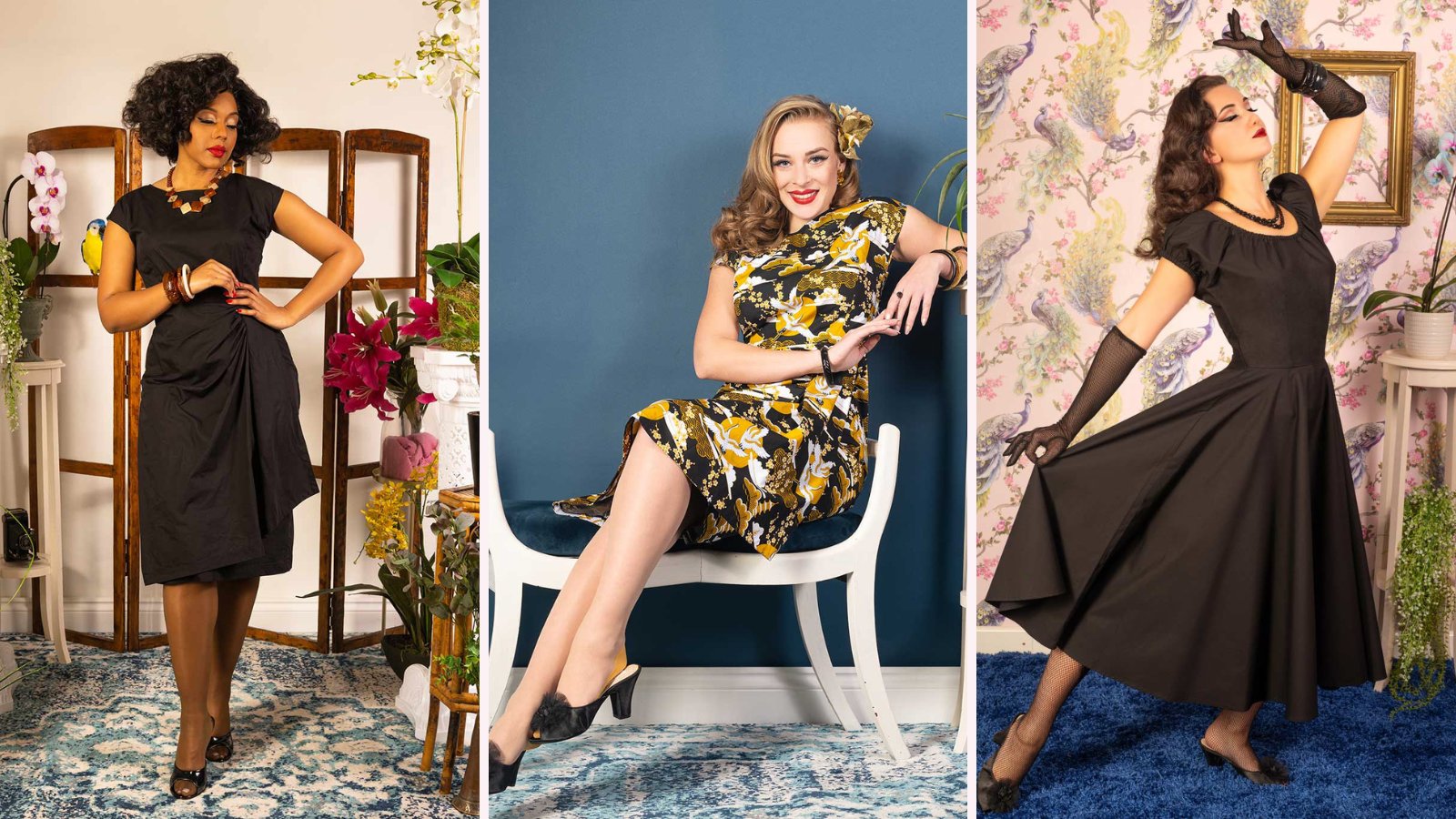 vintage and retro inspired fashion from the 1940s and 1950s