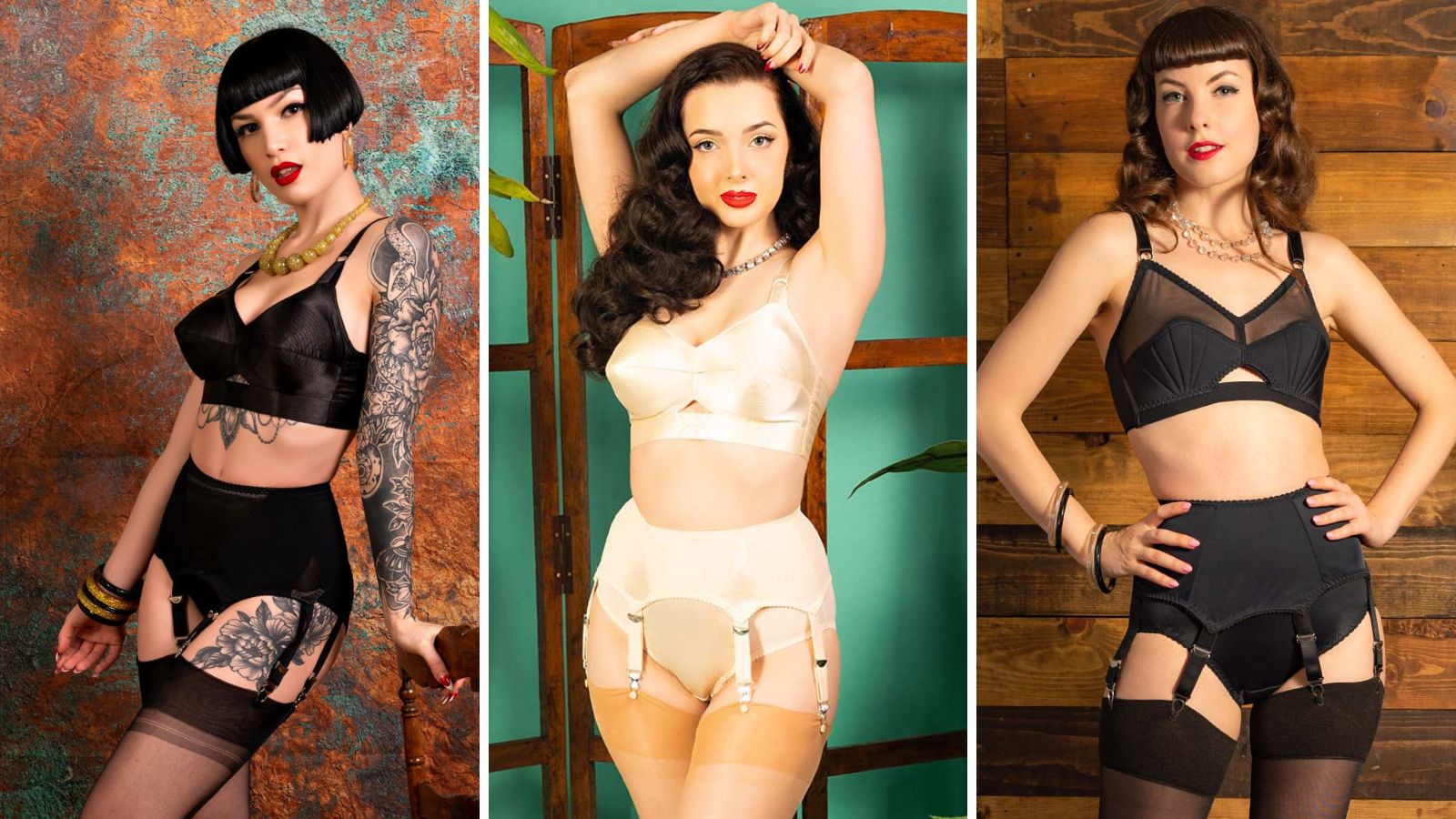 suspender and garter belts to keep your stockings comfortable and secure