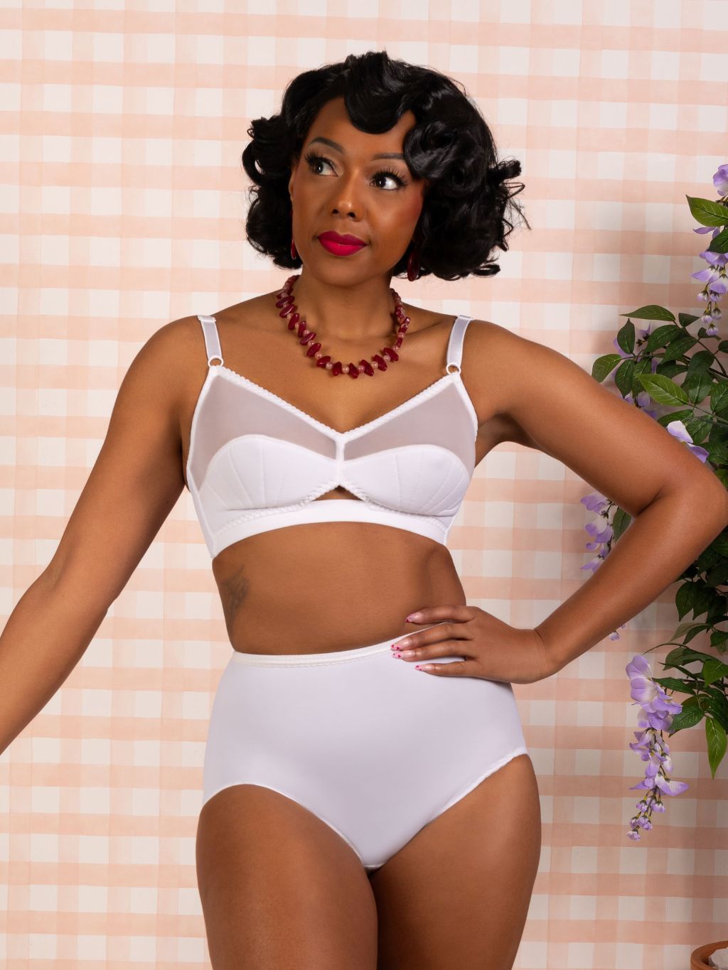 1950s white knickers