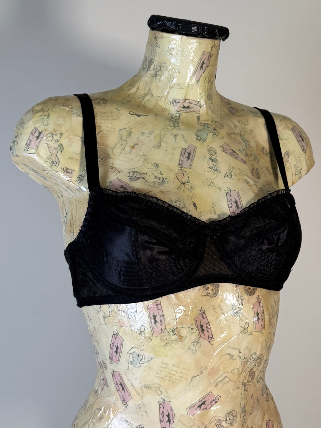 AL246 Black Cabaret Bra 32D, 32E