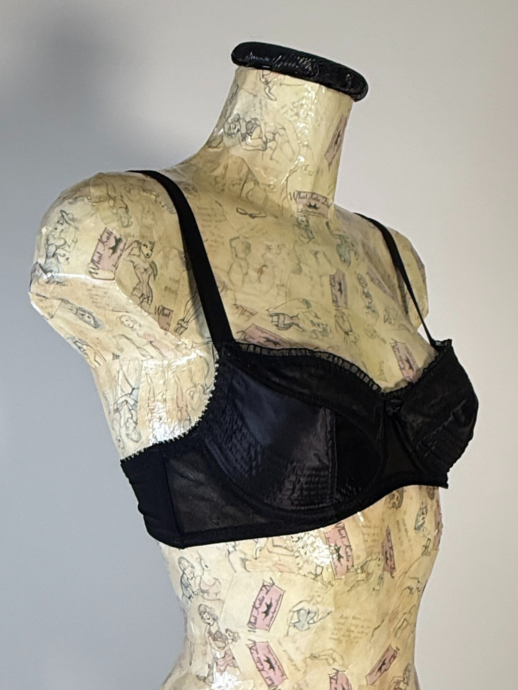 AL246 Black Cabaret Bra 32D, 32E