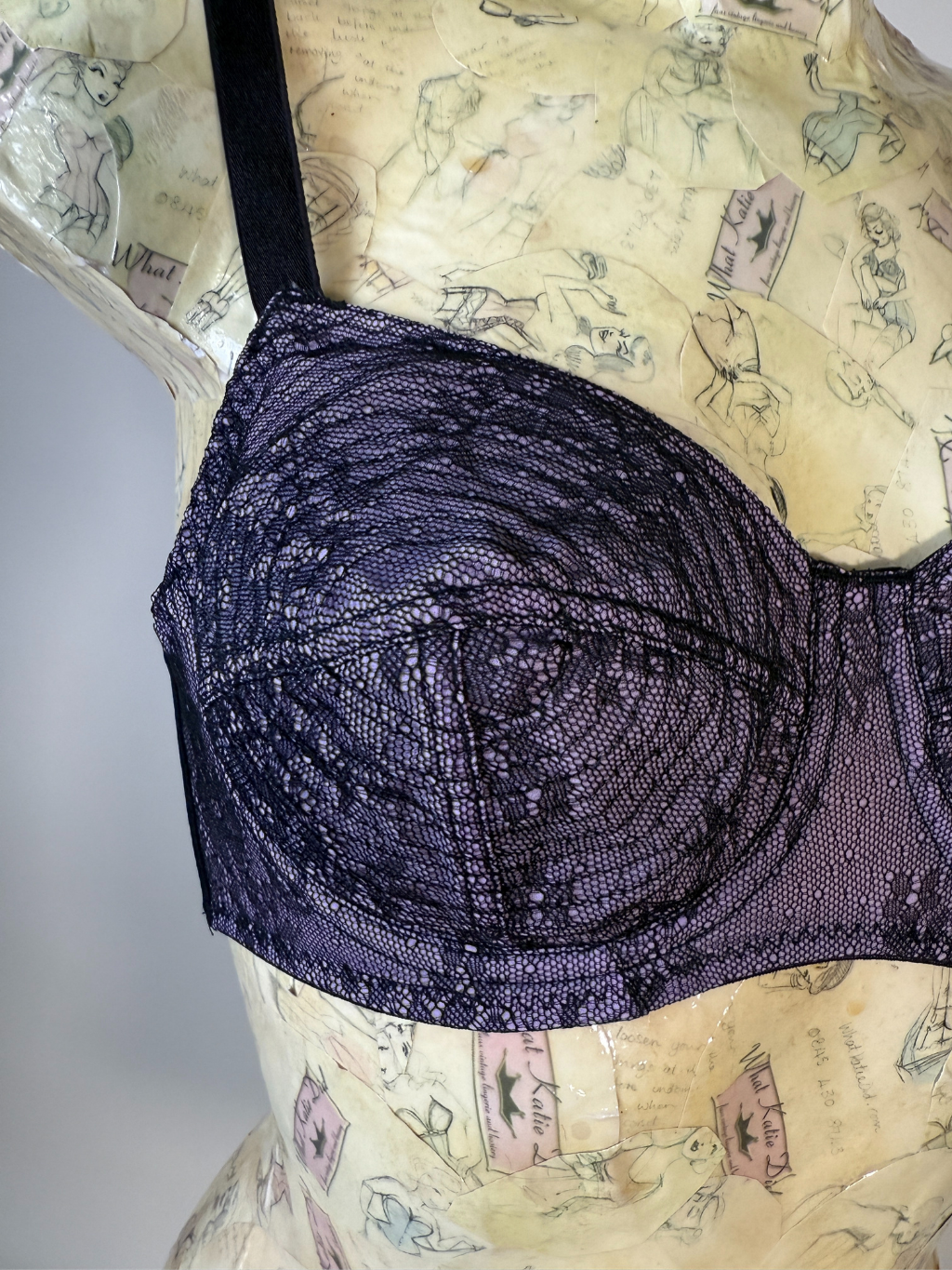 AL258 Lilac Lace bra 34C