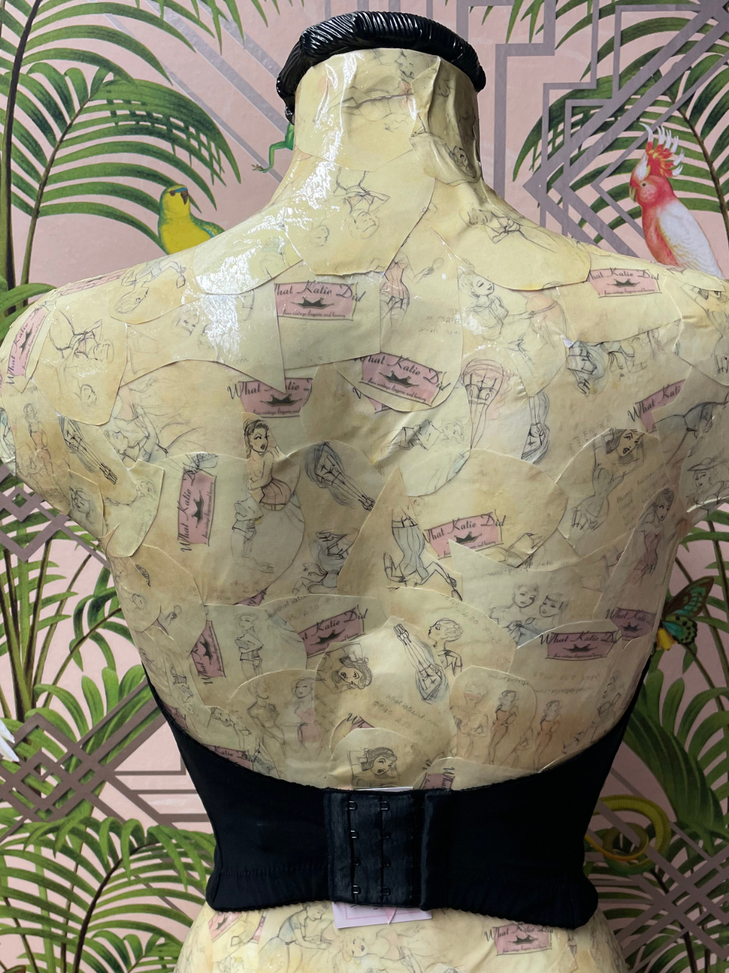 AL43 Black Cabaret Bustier 32C