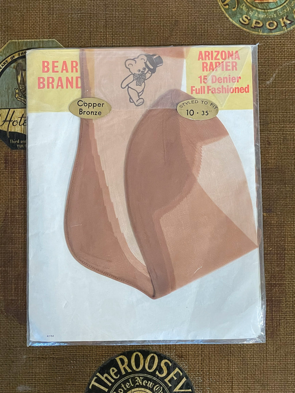 Vintage Bear Brand Arizona Fully Fashioned Stockings front