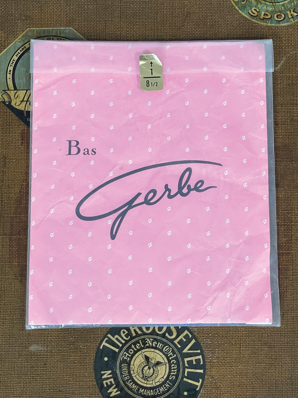 Vintage Gerbe Fully Fashioned Stockings back