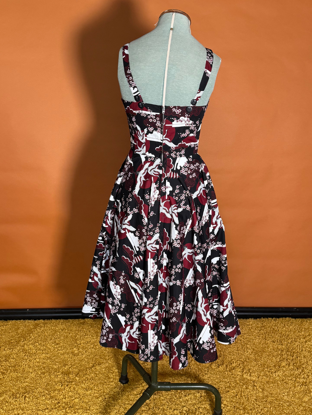 SD002 SAMPLE Claret dress with Bolero UK 8 / US 4