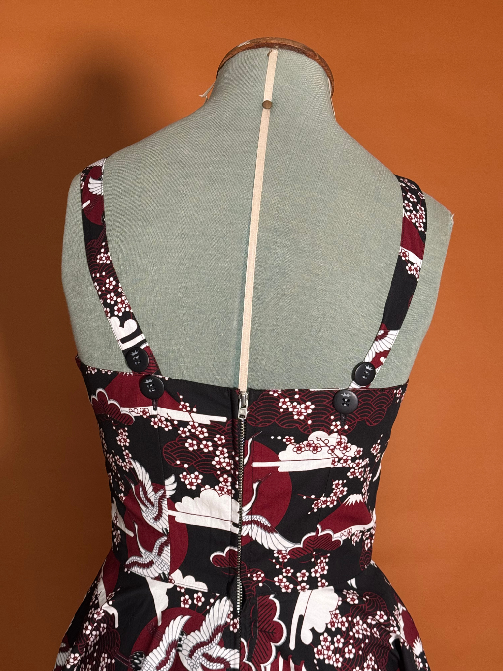 SD002 SAMPLE Claret dress with Bolero UK 8 / US 4