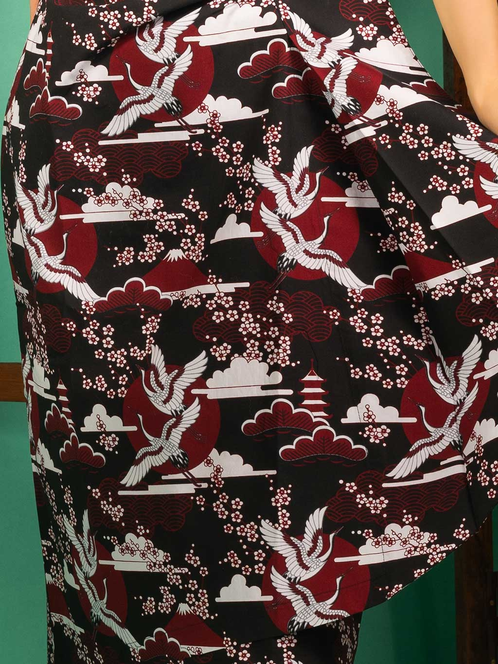 SD008 SAMPLE Claret Sarong Dress UK 8 / US 4