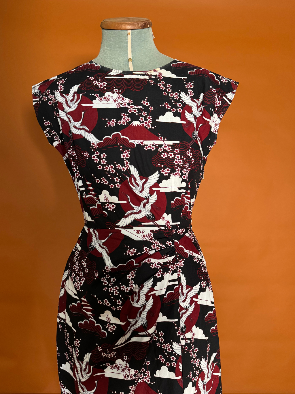 SD008 SAMPLE Claret Sarong Dress UK 8 / US 4