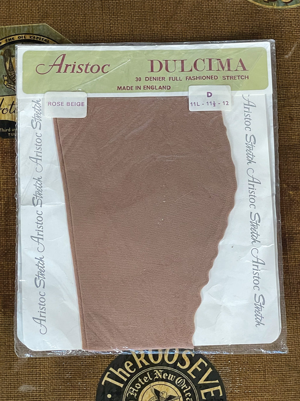 Vintage Aristoc Dulcima Fully Fashioned Stockings front