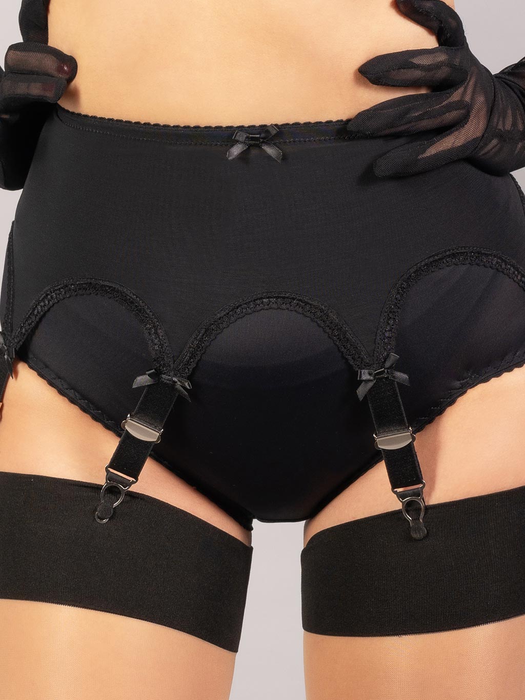 Black Pull-On Suspender Belt: All Day Comfort & Vintage Glamour What Katie Did Black Pull-On Suspender Belt: All Day Comfort & Vintage Glamour What Katie Did