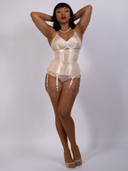 sheer seamless nude stockings made from 100% nylon non stretch yarn