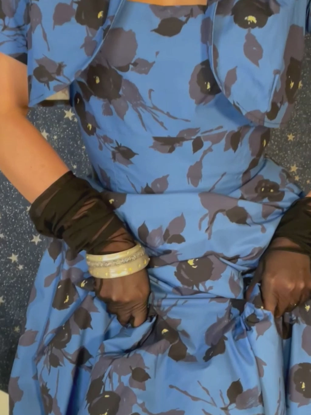 Fenella Blue Short Sleeve Jacket