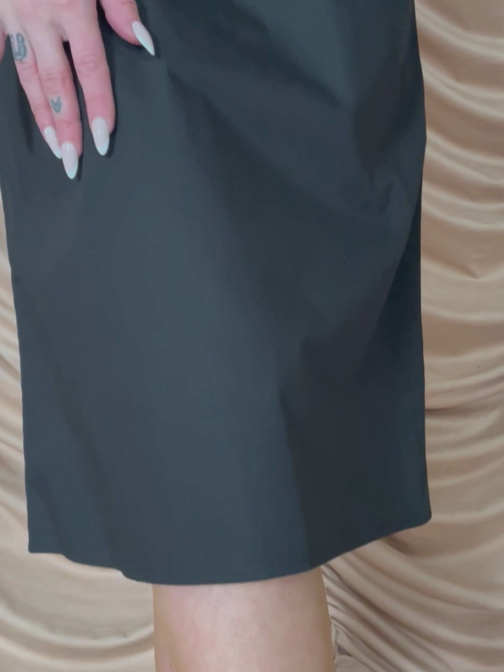 Fenella Black Pencil Dress V019BC