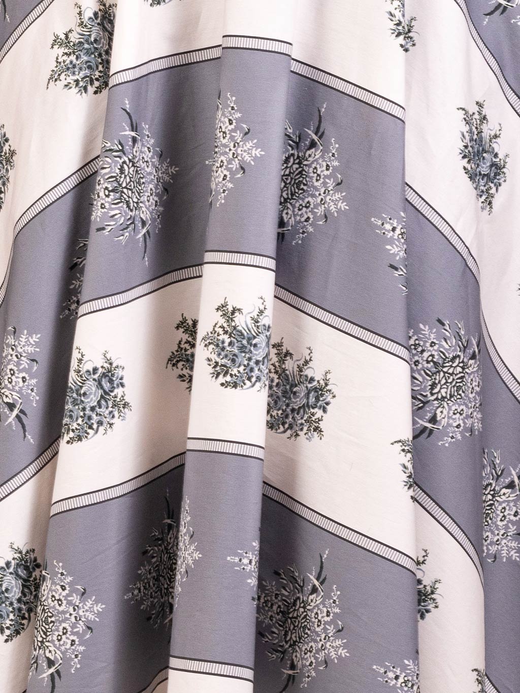 1950s Rita Grey Milkmaid Dress V017GRC Sample