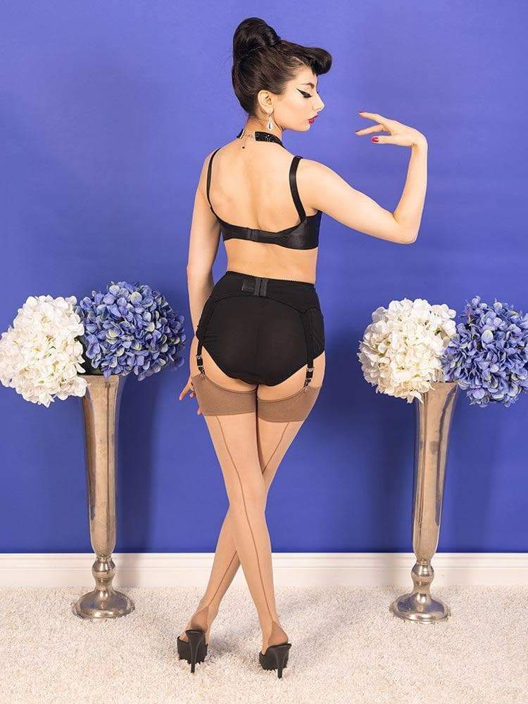 1950s light skin tone seamed stockings