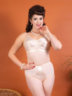 1950s briefs in vintage peach