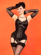 underbust corset in stretch powermesh